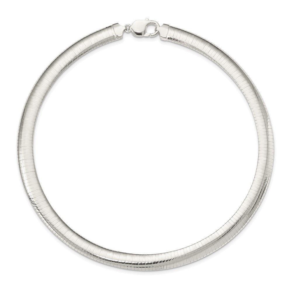 Sterling Silver 10mm Cubetto Necklace 16 Inches
