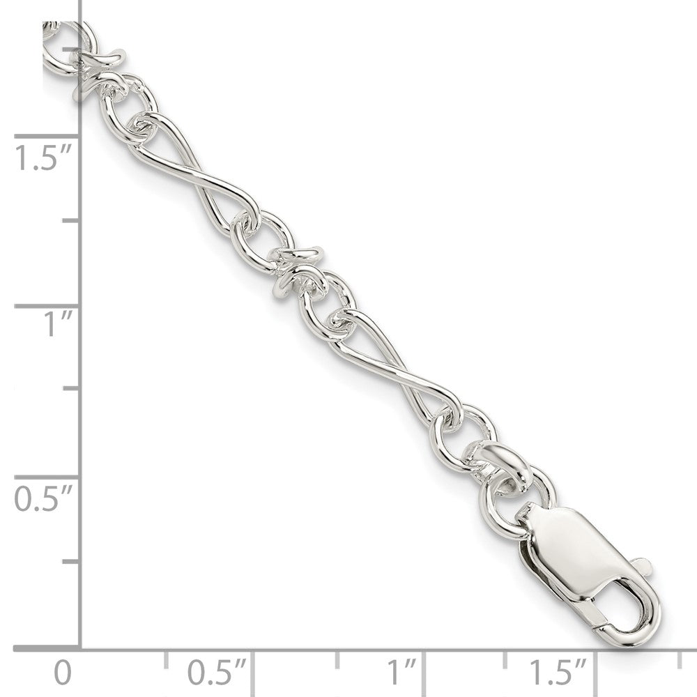 Sterling Silver Bracelet 7.5 inches