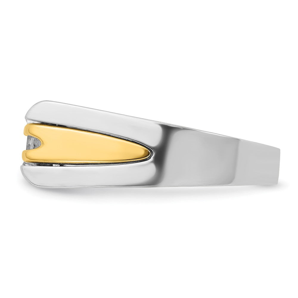 14k Two-tone IBGoodman Men's Diamond Ring Mounting