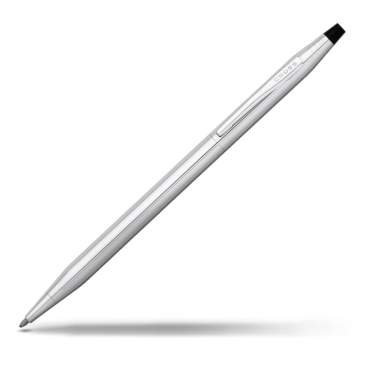 Cross Classic Century Refillable Ballpoint Pen Presented in a Luxury Gift Box - Medium Point, Black Ink, Lustrous Chrome