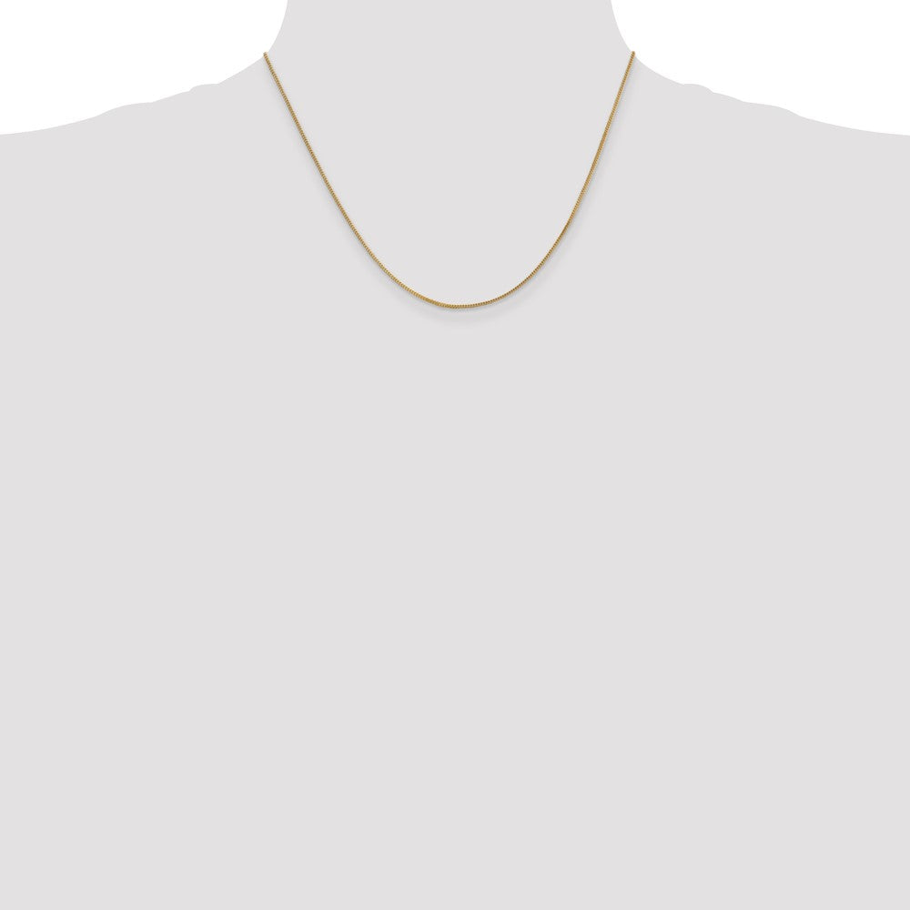 14K 18 inch .9mm Franco with Lobster Clasp Chain