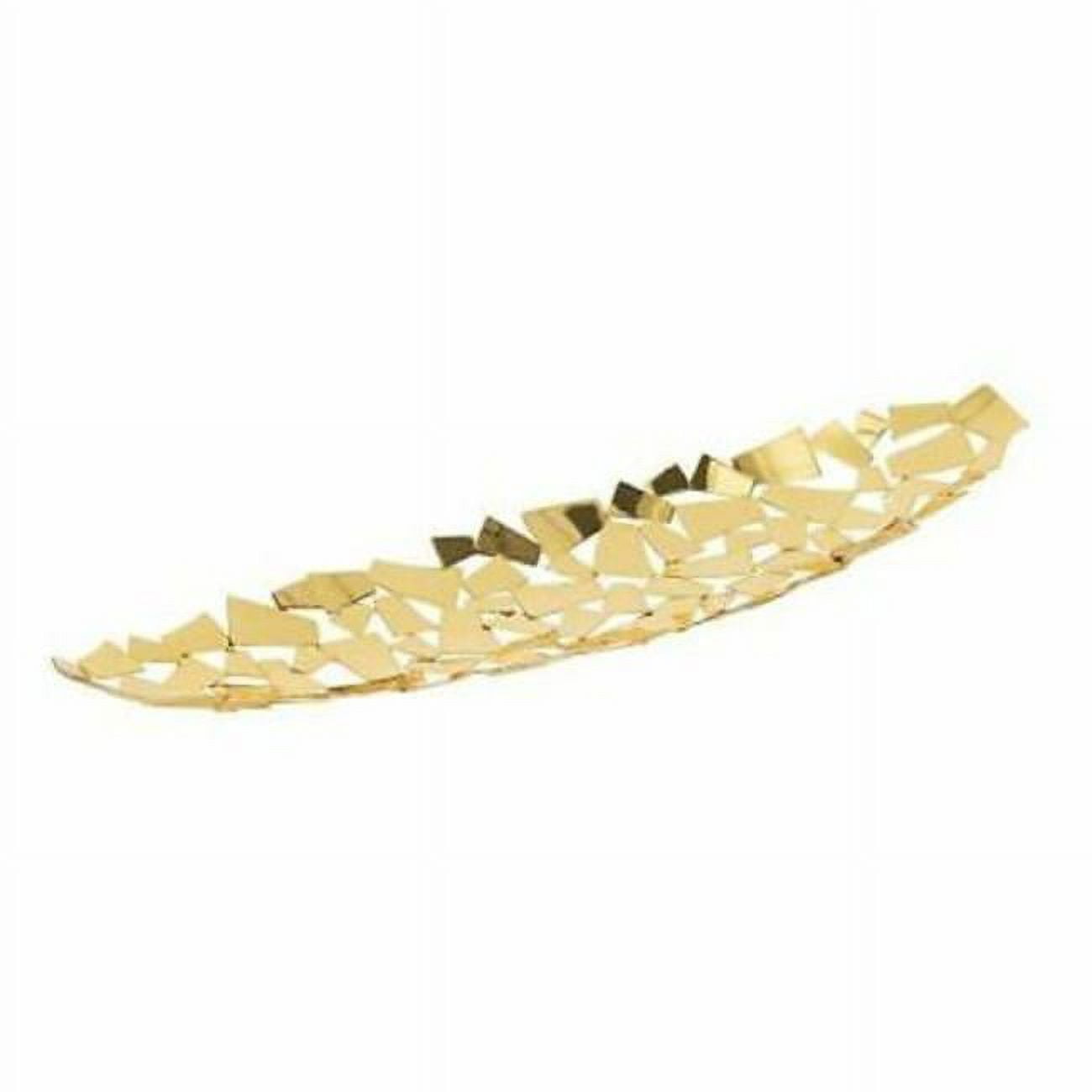 Leeber 72458 22 in. Golden Facets Platter