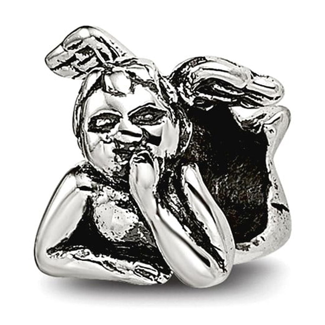 Sterling Silver Reflections Kids Angel Bead