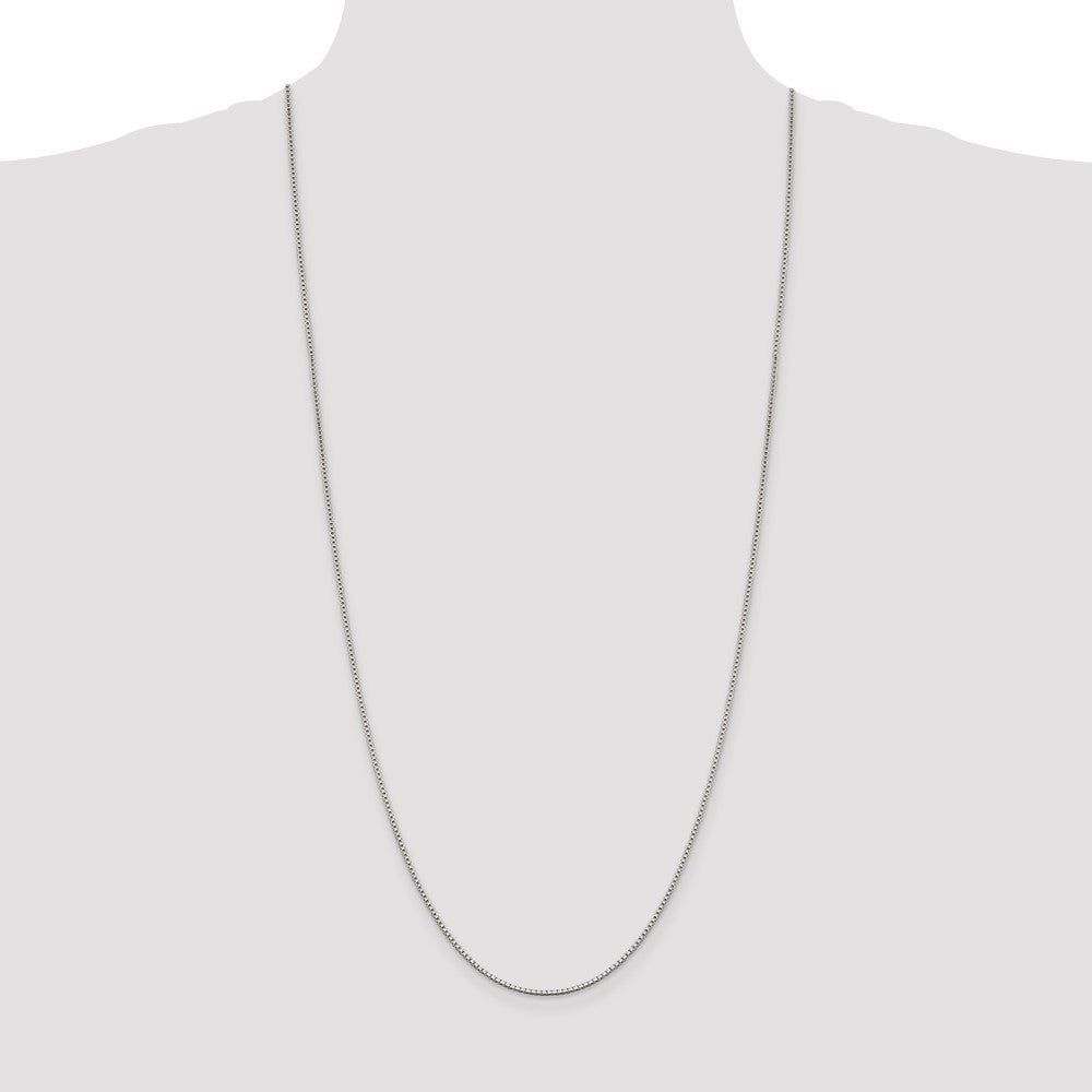 Sterling Silver 1.4mm Box Chain 30 Inches
