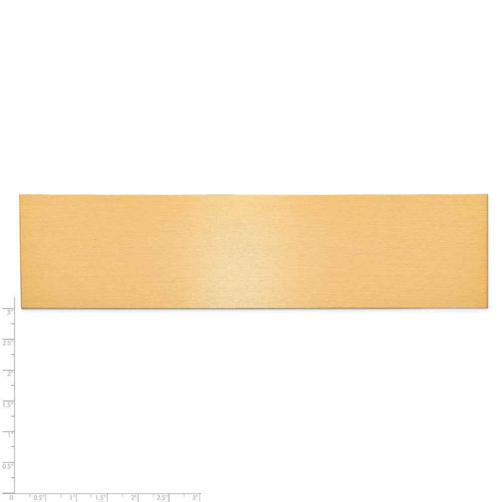 1 7/8 x 7 1/2 Copper Aluminum Plates-Set of 6