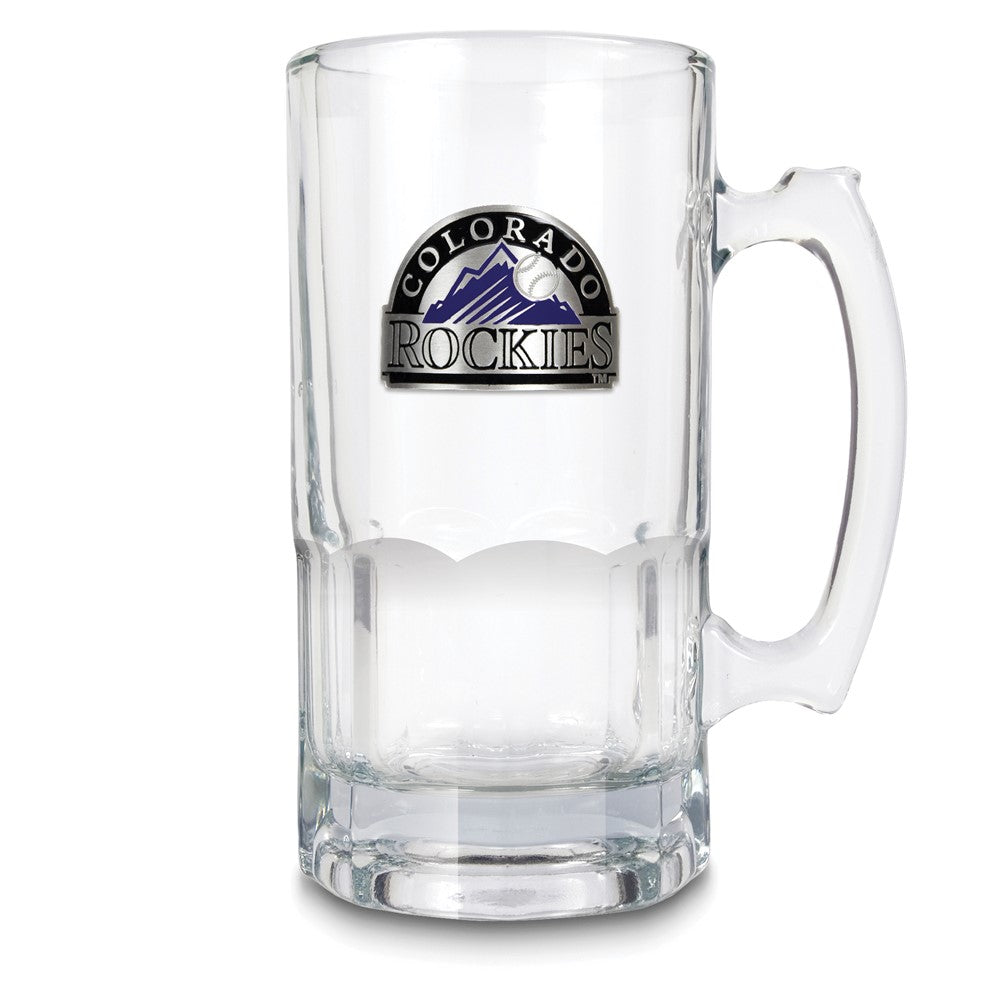 MLB Colorado Rockies Glass 32 ounce Macho Mug