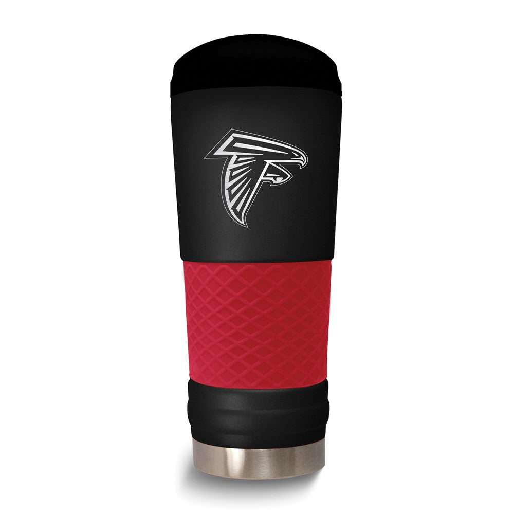 NFL Atlanta Falcons Stainless Steel Silicone Grip 24 oz. Draft Tumbler with Lid