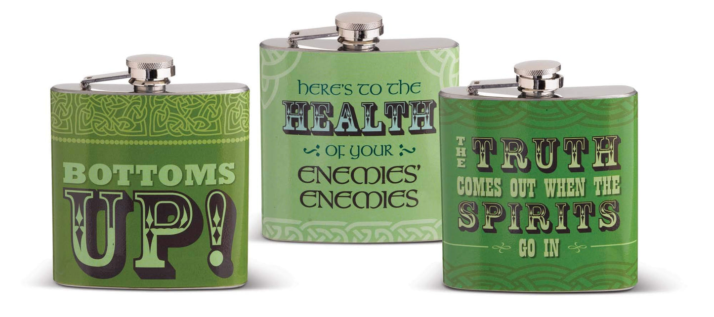 Truth & Spirits - 6 oz Stainless Steel Alcohol Flask Special Celebrations and Occasions