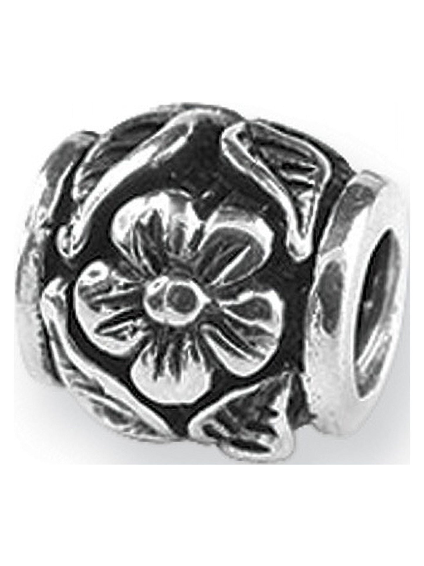 Sterling Silver Reflections Floral Bead