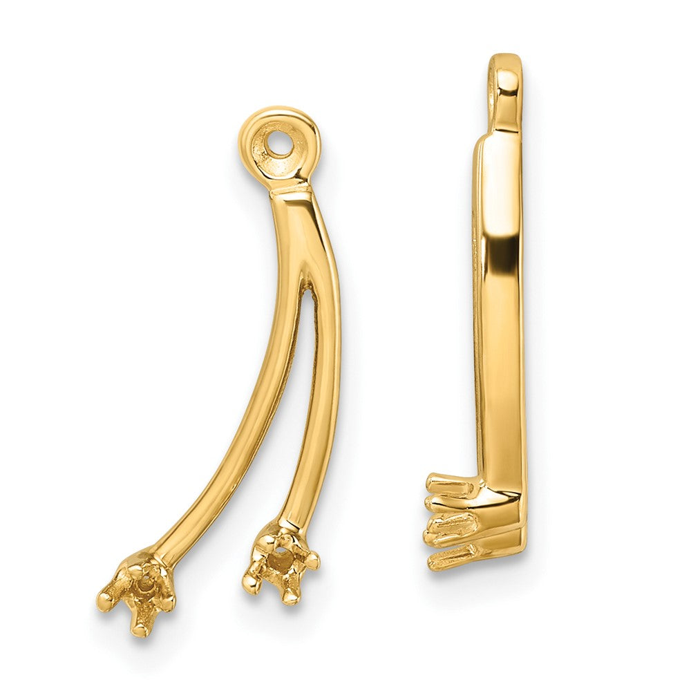 14k Diamond Earring Jacket Mountings