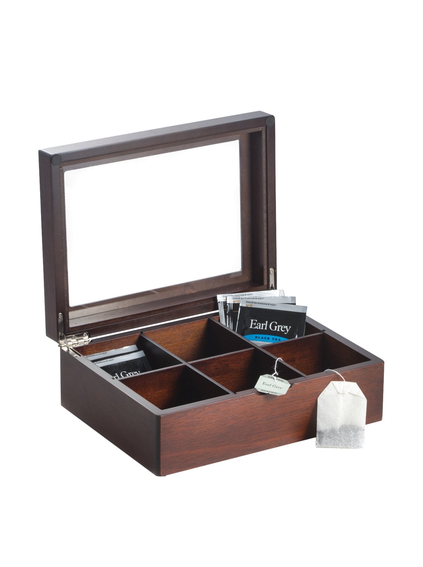 Bey Berk Alvis Brown Mahogany Tea Box