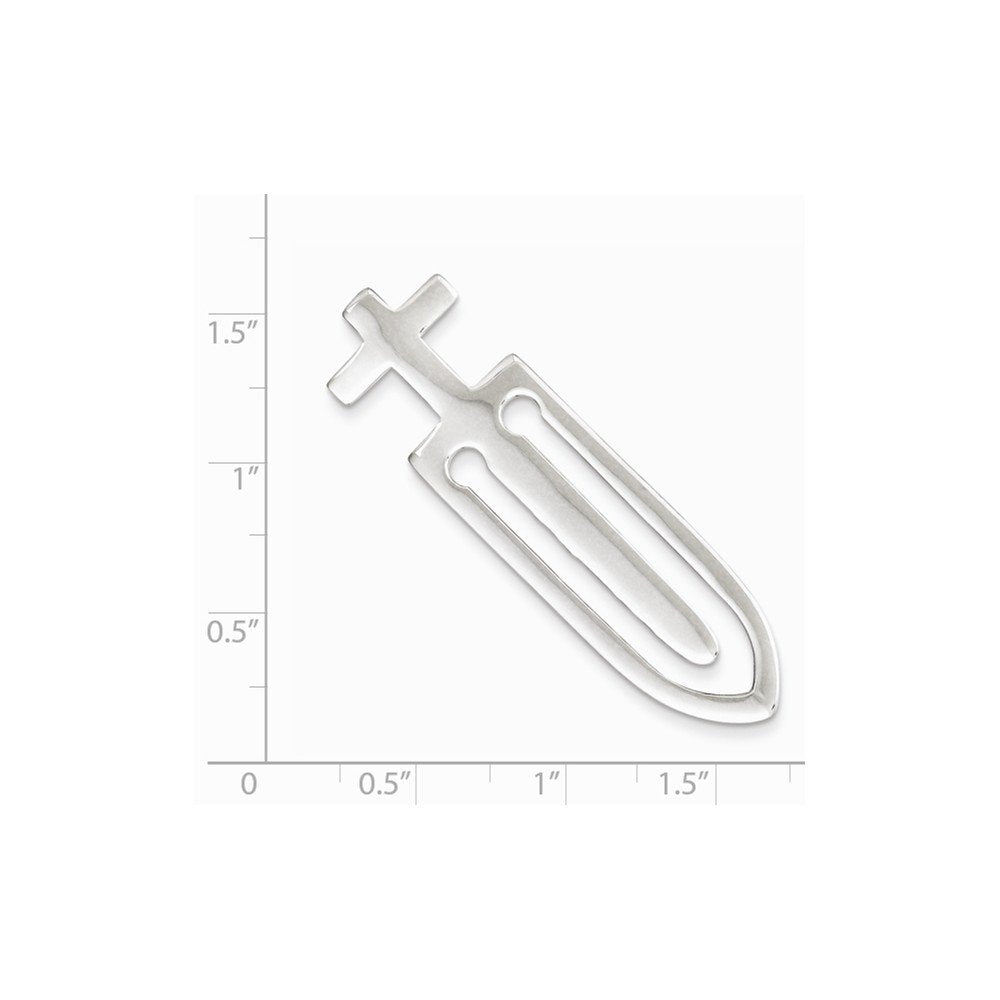 Sterling Silver Cross Bookmark