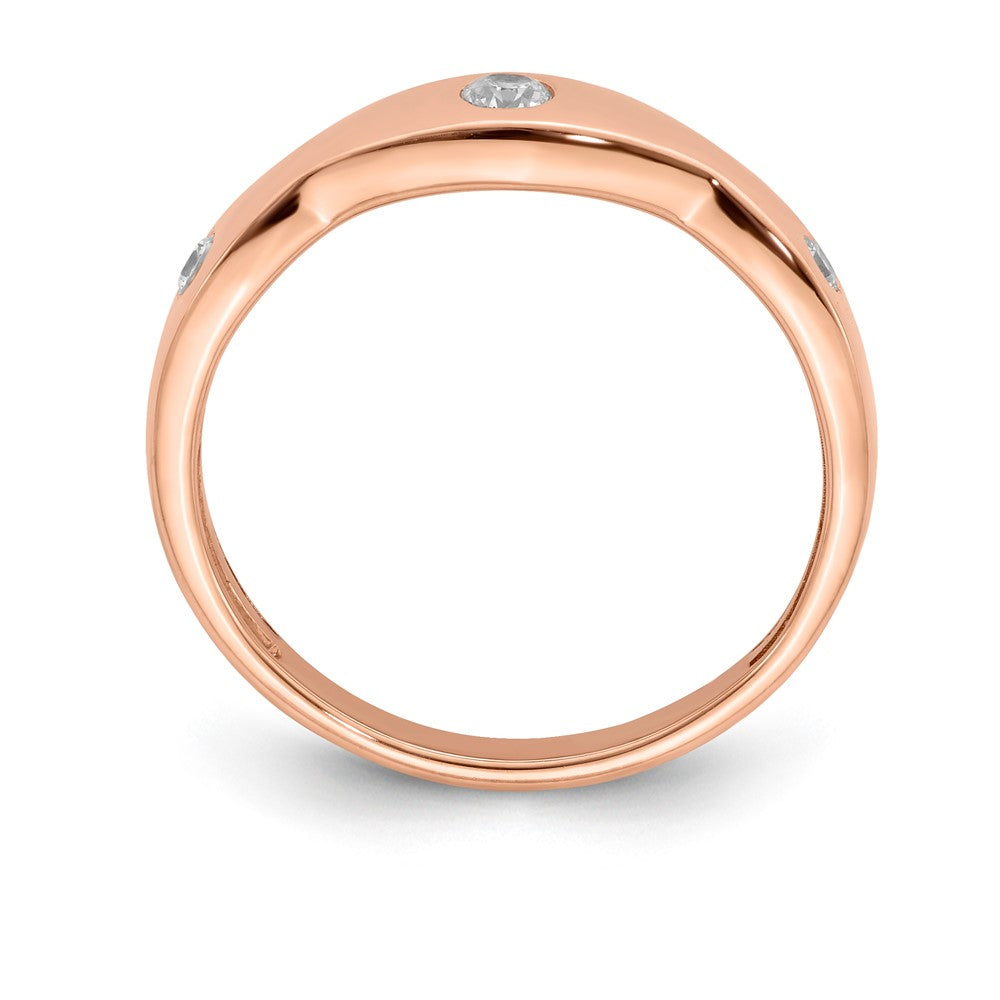 RG Sterling Silver & CZ Fashion Band