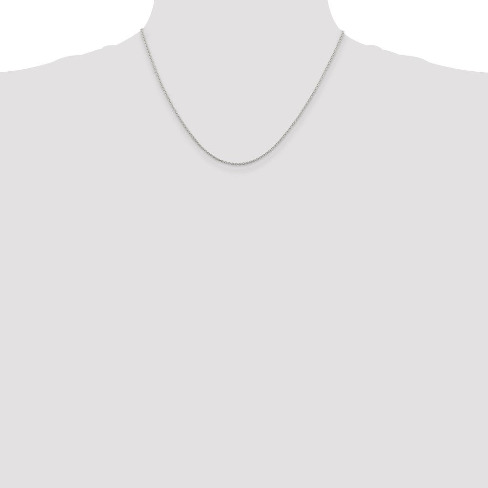 Sterling Silver 1.5mm Cable Chain 18 Inches