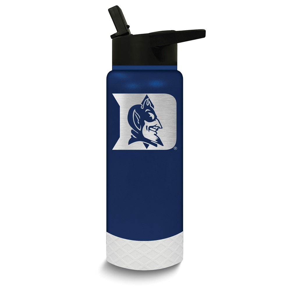 Collegiate Duke University Stainless Steel Silicone Grip 24 oz. Water Bottle