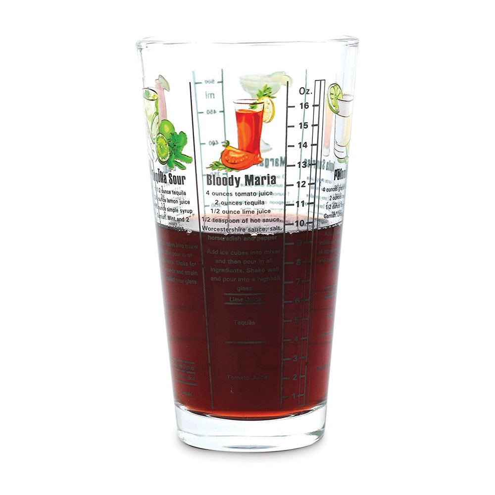16 oz. Tequila Recipes Glass Cocktail Shaker