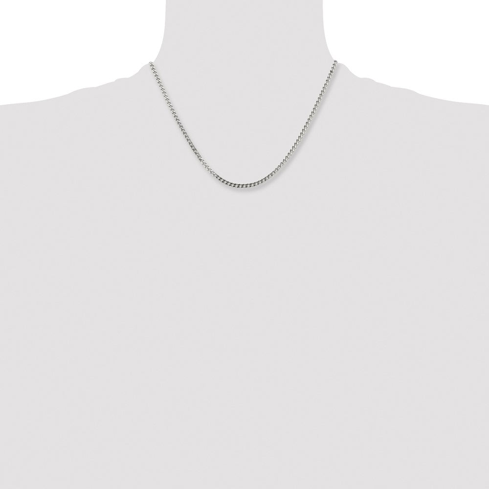 Stainless Steel Polished 3mm 18in Franco Chain