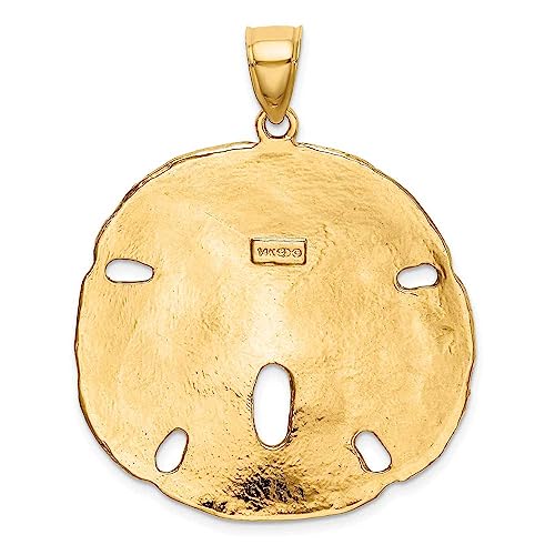 Charms Collection 14K Polished Sand Dollar Charm