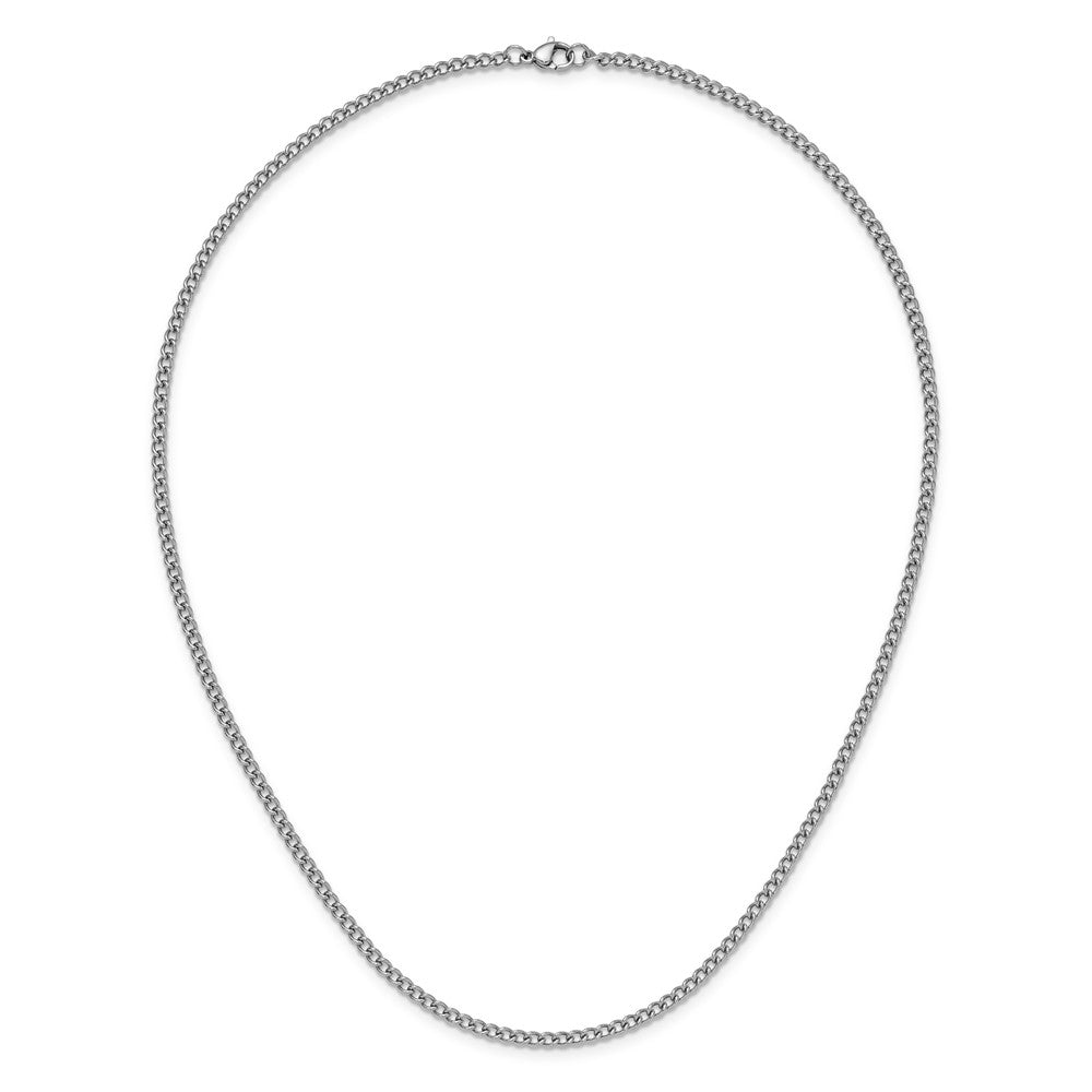 Chisel Stainless Steel Polished 3mm 20 inch Round Curb Chain