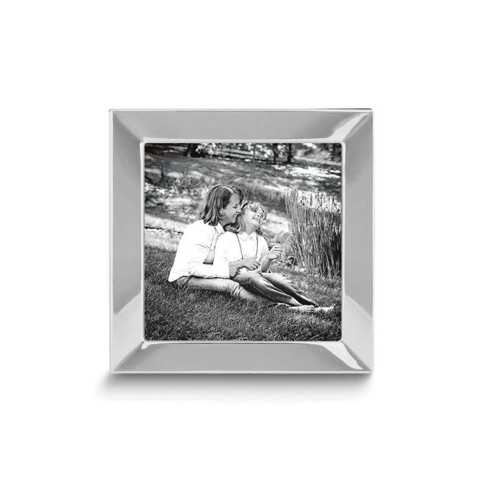 Silver-plated Plain 3x3 Photo Frame QGM19965