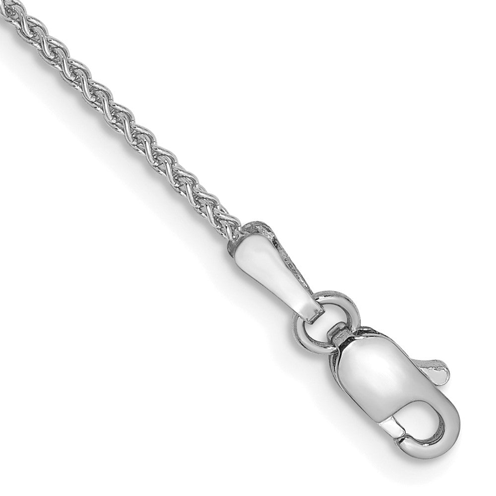 14K White Gold 6 inch 1.25mm Spiga with Lobster Clasp Bracelet 6 inches