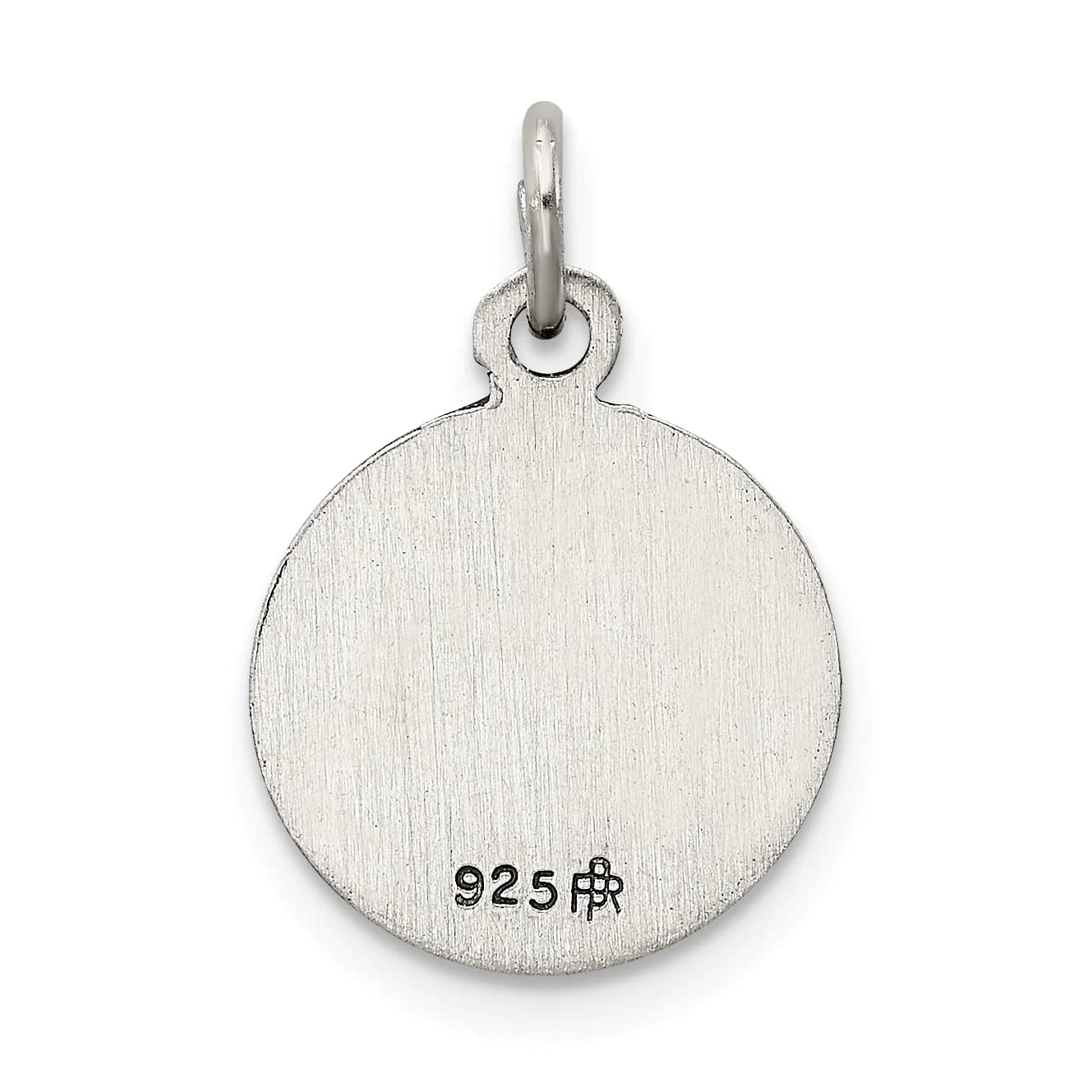 Sterling Silver Antiqued Saint Christopher Medal