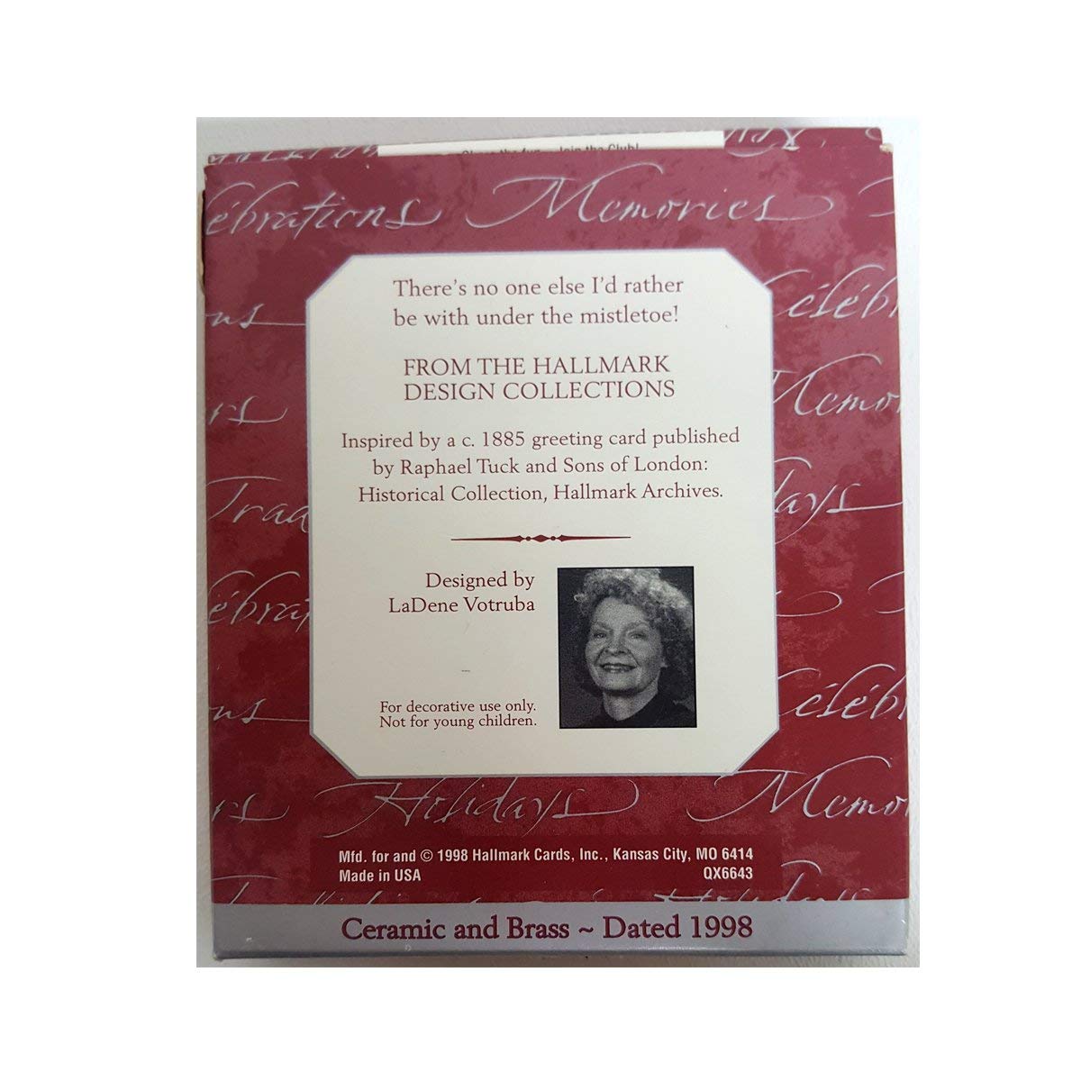 HALLMARK KEEPSAKE ORNAMENT "OUR FIRST CHRISTMAS TOGETHER"
