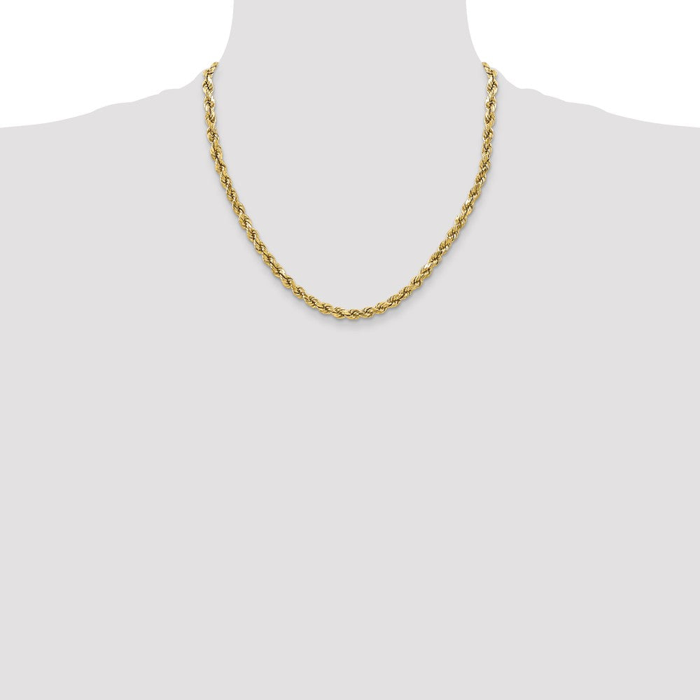 10k 3.5mm Semi-solid D/C Rope Chain