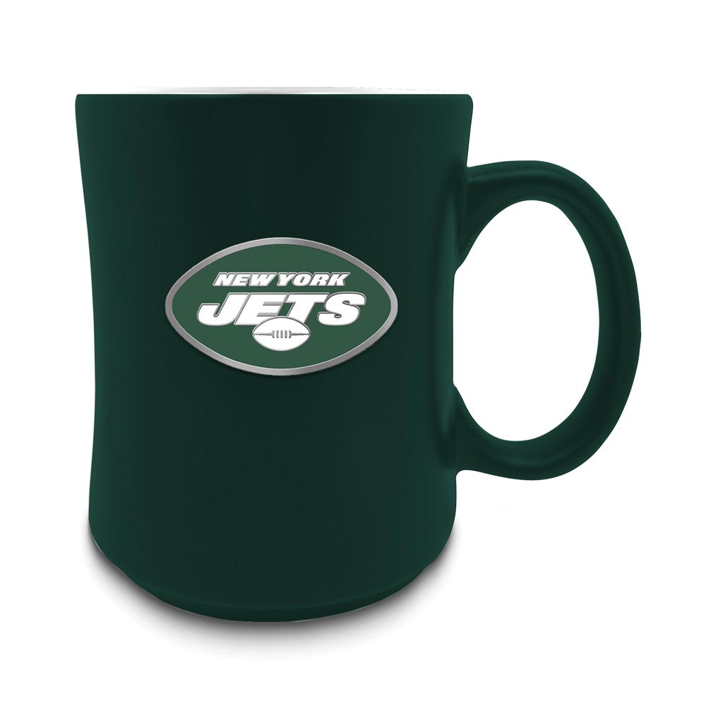 NFL New York Jets Ceramic 19 ounce Mug with Emblem
