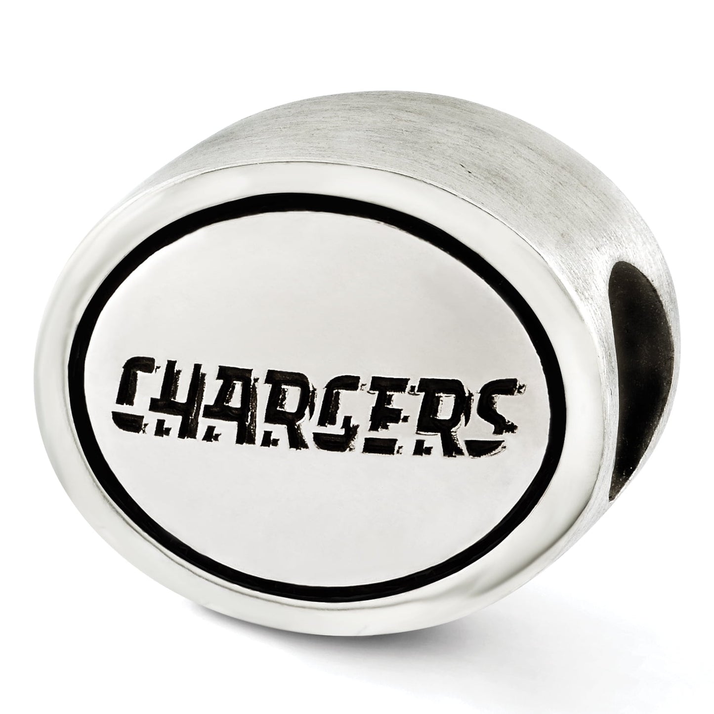 Sterling Silver Antiqued Los Angeles Chargers NFL Bead