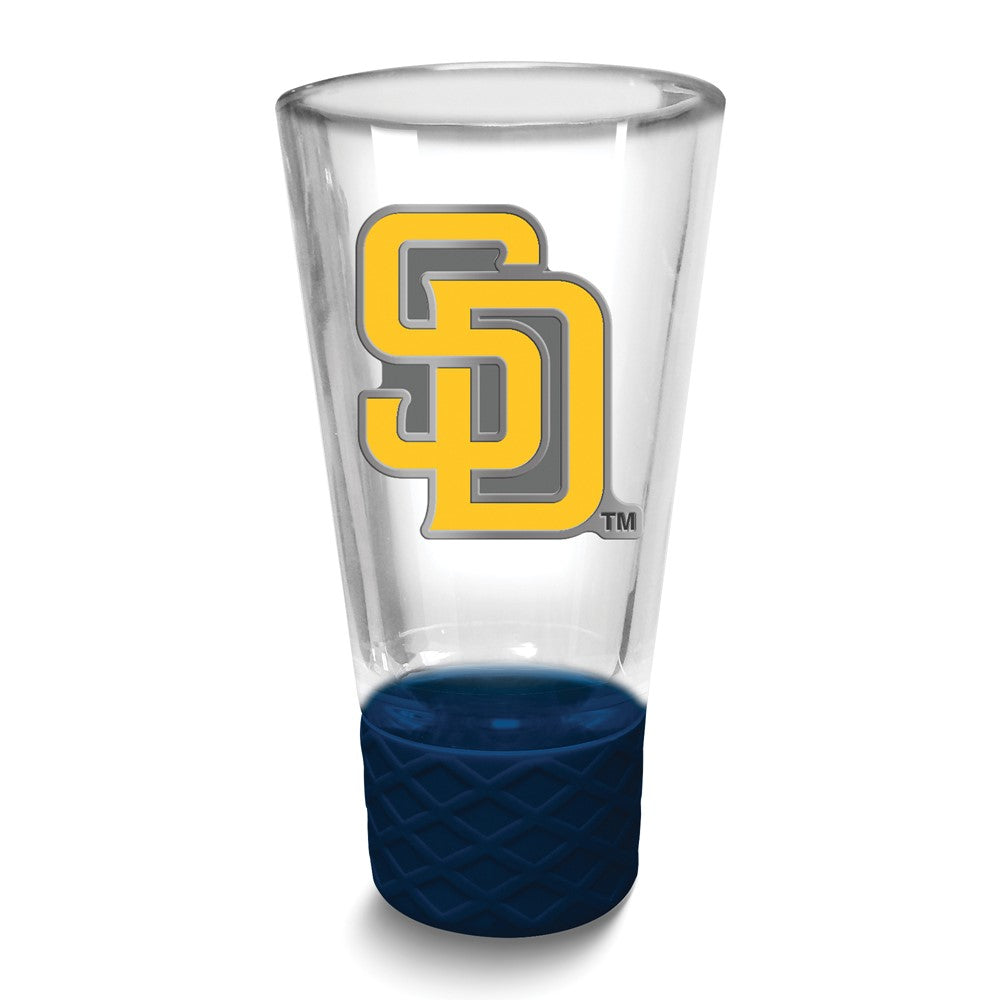 MLB San Diego Padres Collectors 4 oz. Shot Glass with Silicone Base