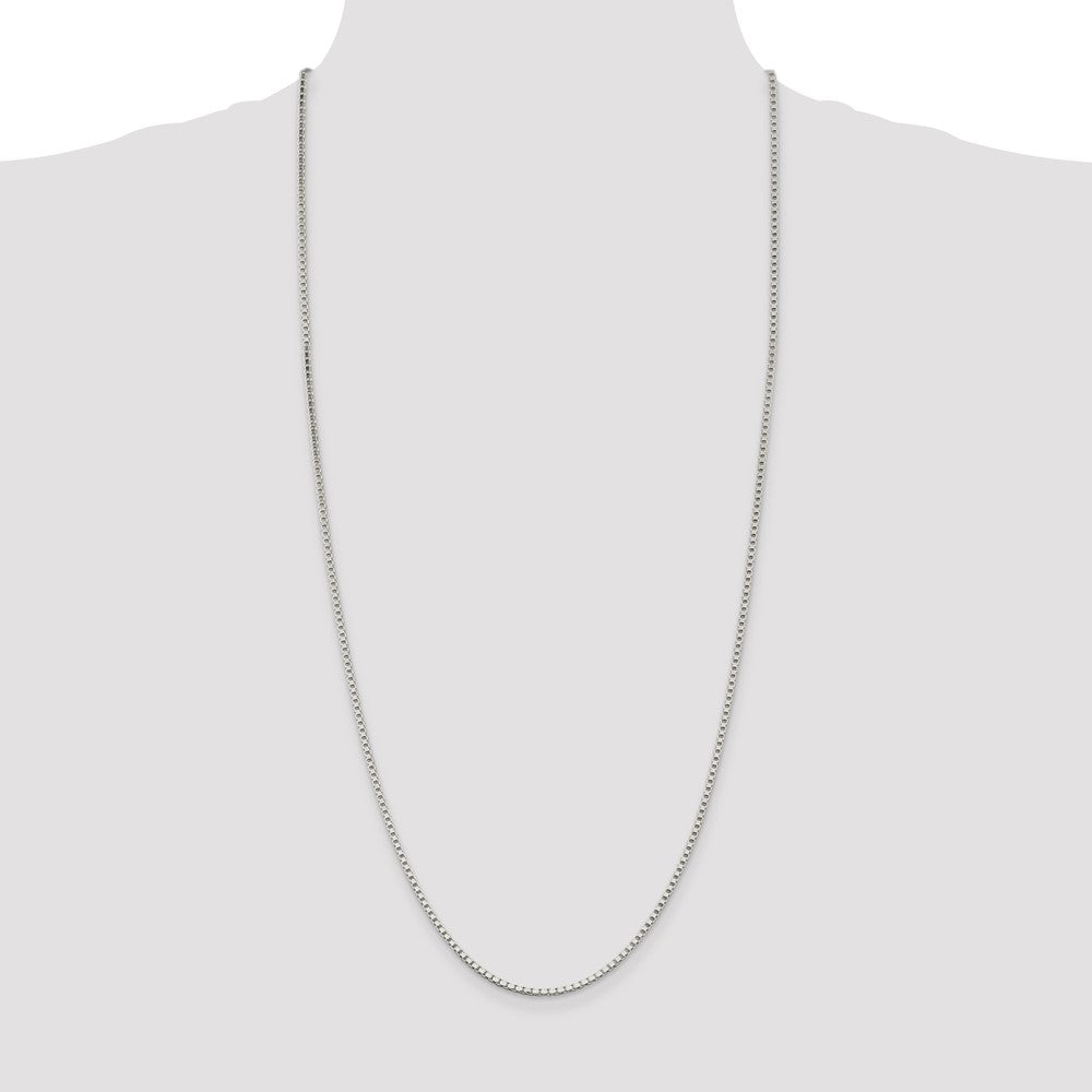 Sterling Silver 2mm Box Chain 30 Inches