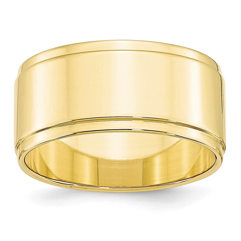 10KY 10mm Flat with Step Edge Band Size 10