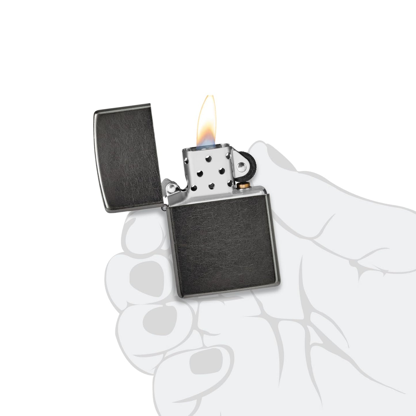 Zippo Windproof Lighter Gray Dusk Regular Lighter
