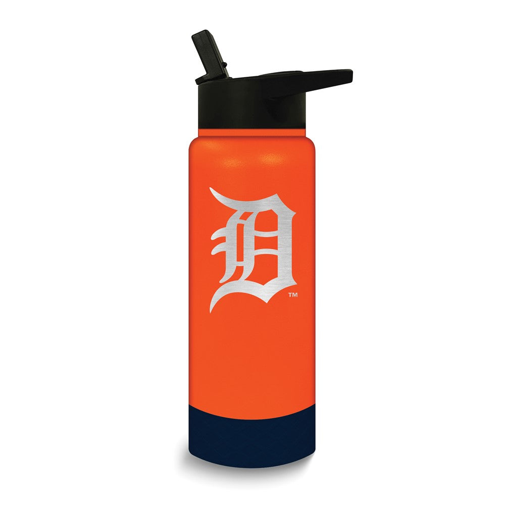 MLB Detroit Tigers Stainless Steel Silicone Grip 24 oz. Water Bottle