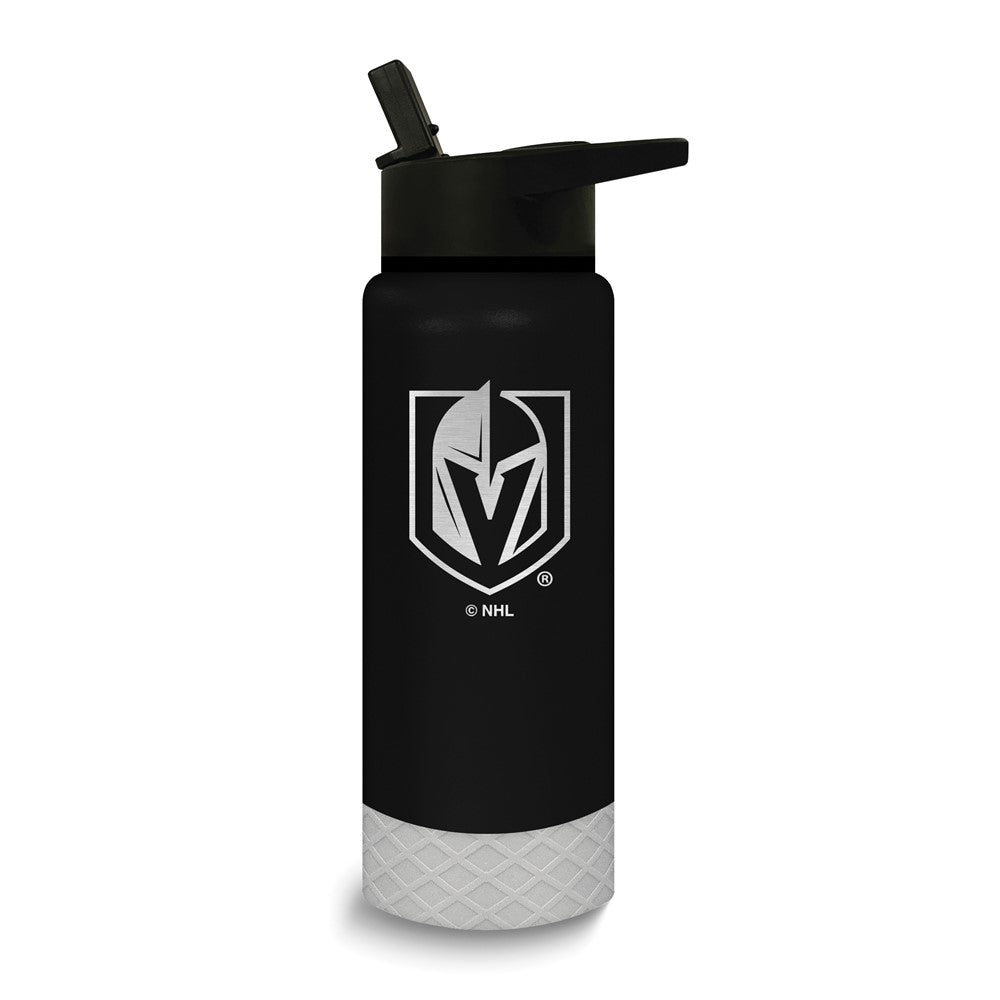 NHL Vegas Golden Knights Stainless Steel Silicone Grip 24 oz. Water Bottle