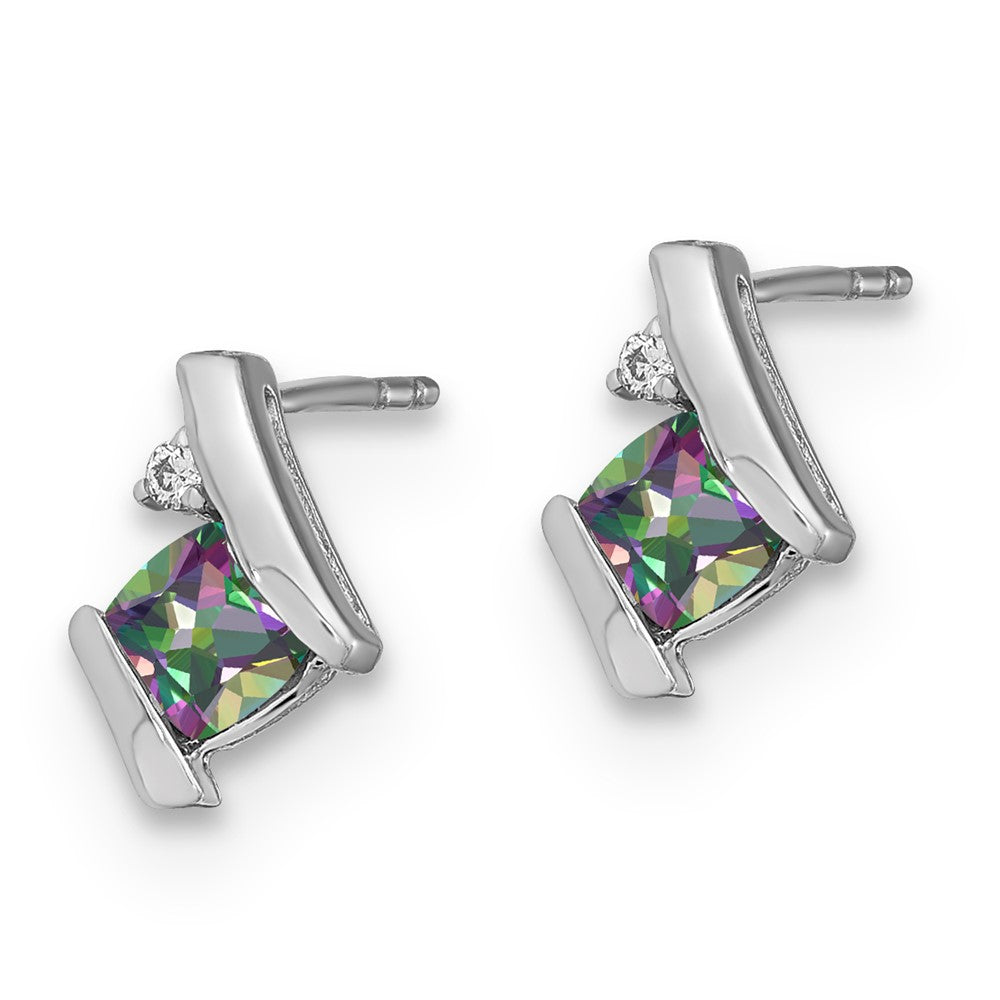 SS Mystiv Fire & Diamond Earrings