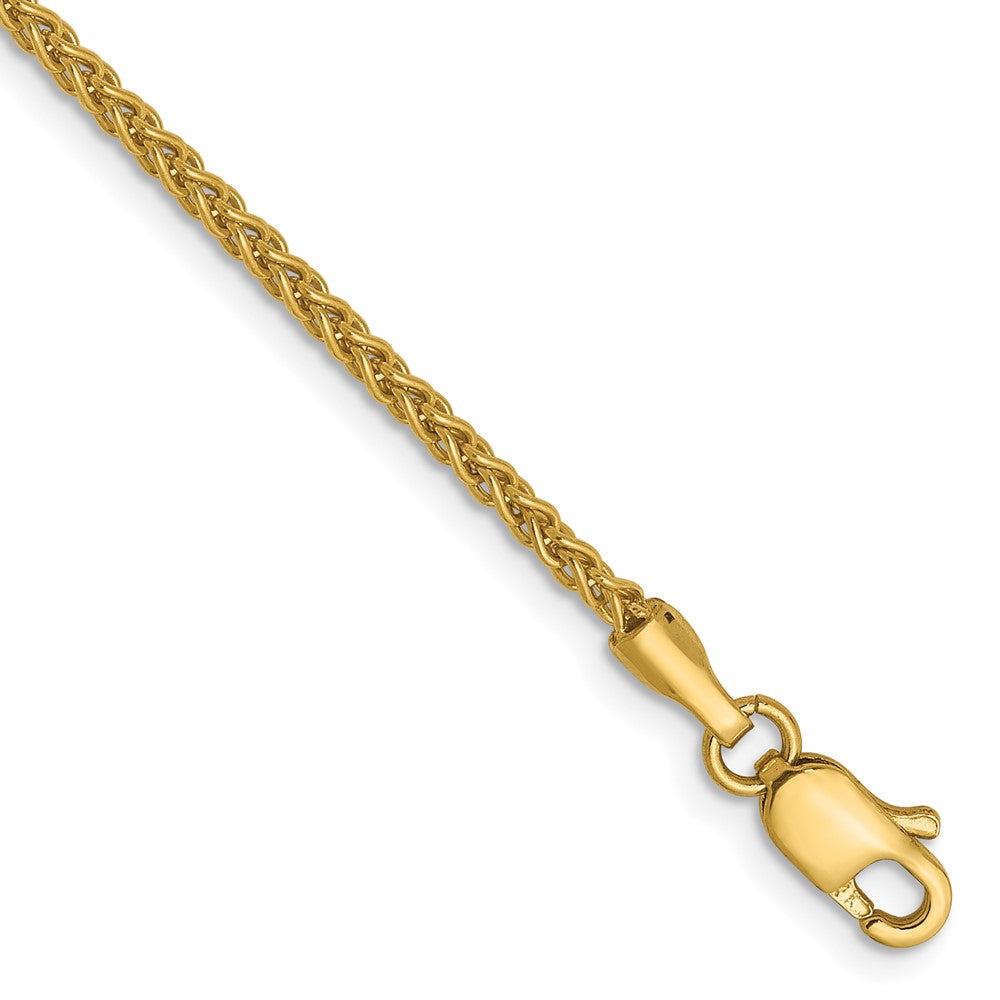 14K 1.65mm Spiga (Wheat) Chain