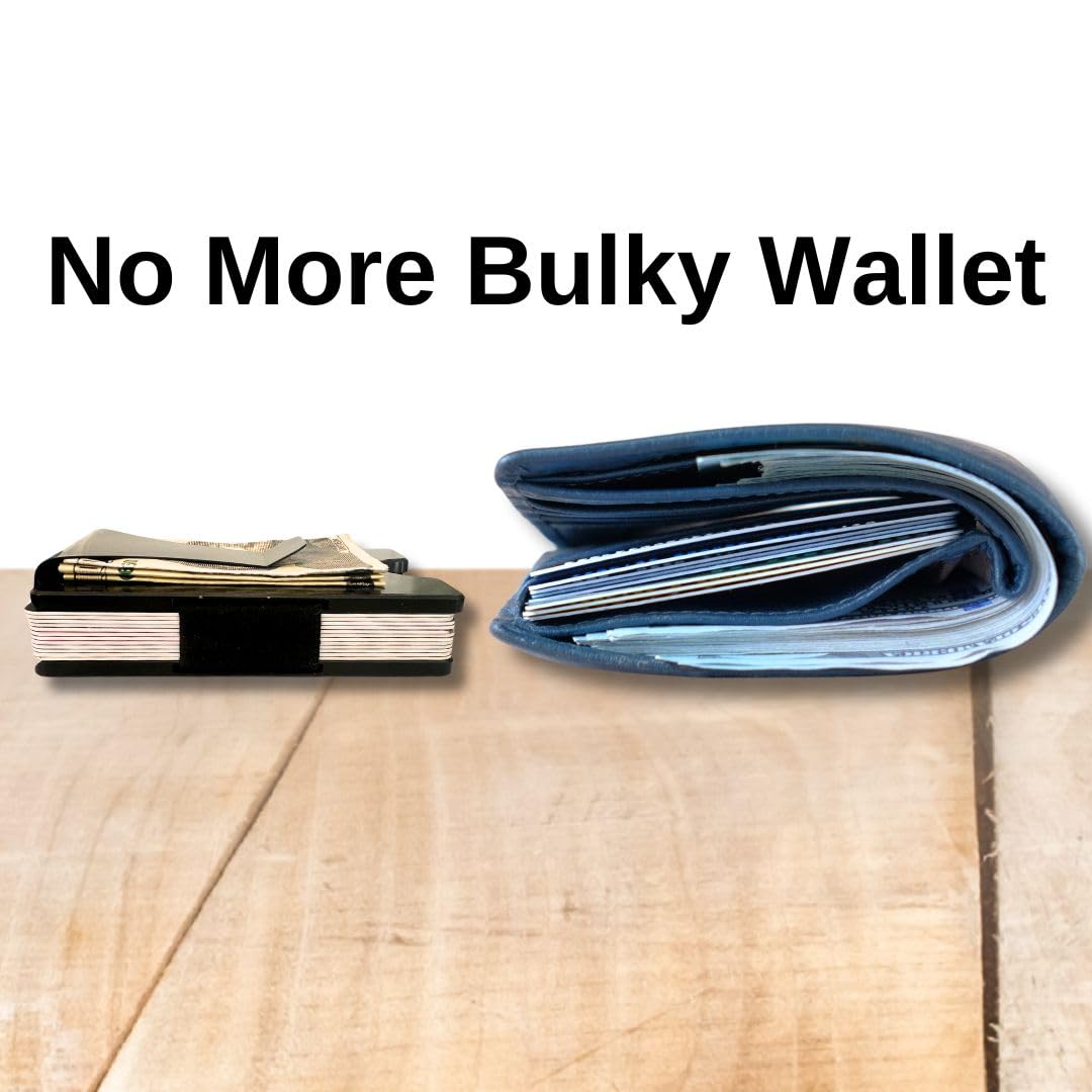 Storus Smart RFID Blocking Carbon Fiber Wallet with Money Clip