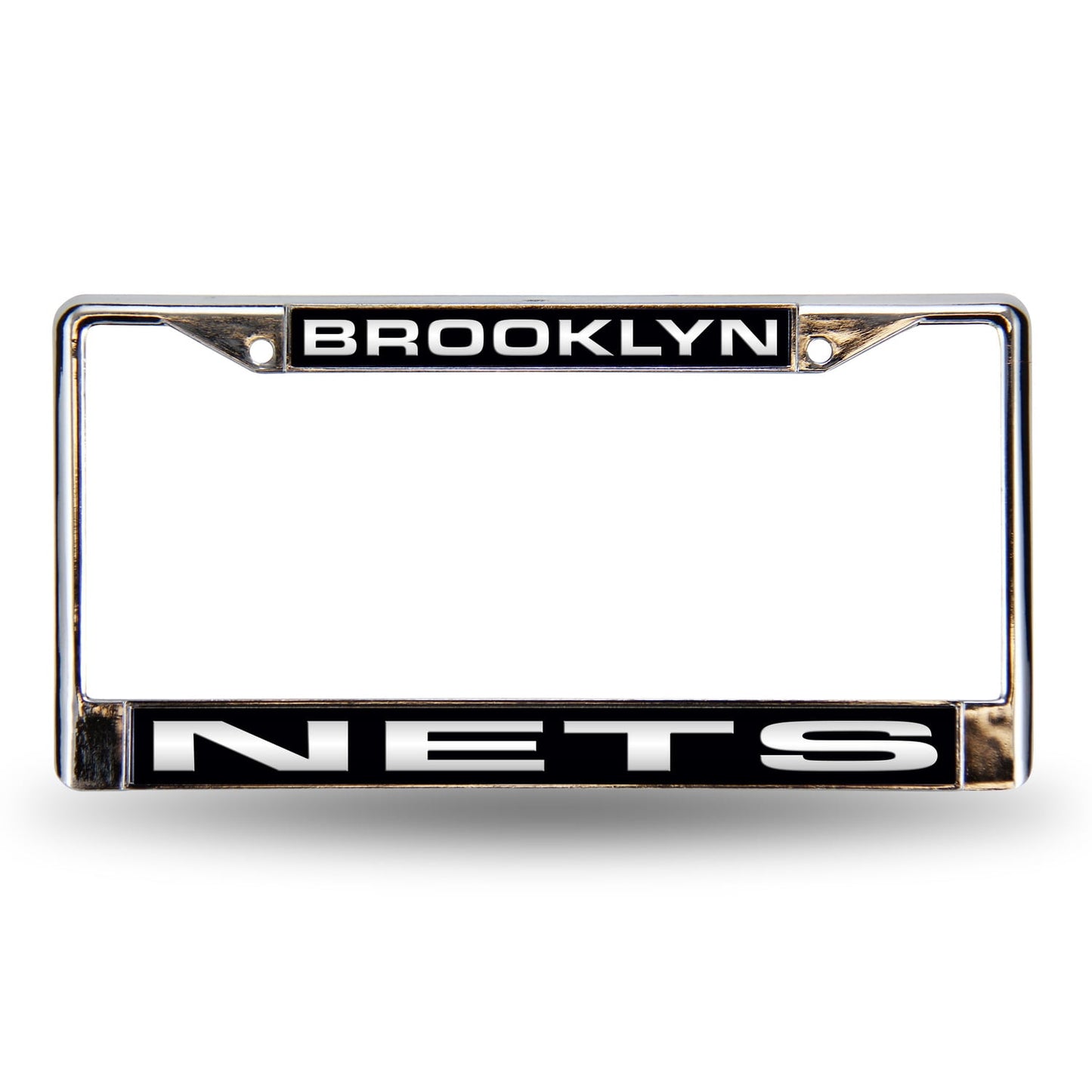 Brooklyn Basketball Net's Chrome Metal Laser Cut License Plate Frame