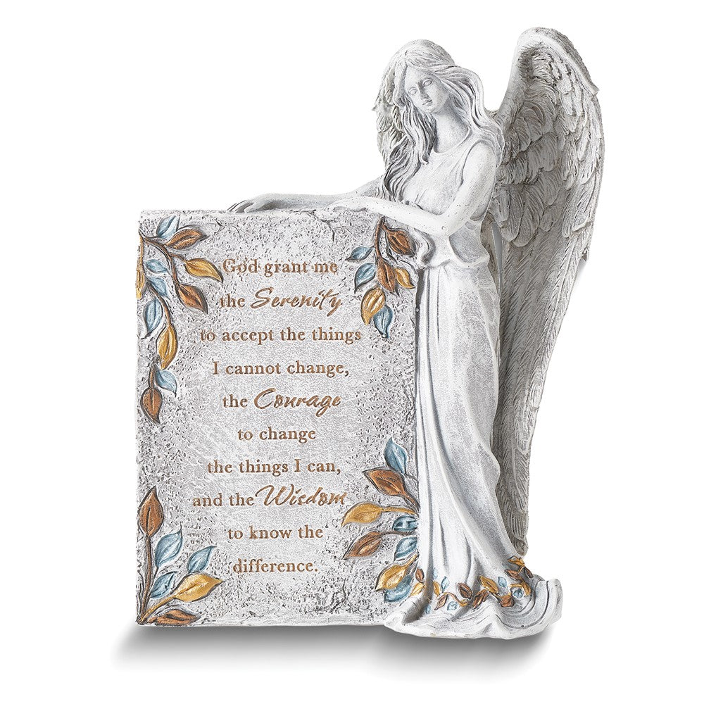 Serenity Prayer Resin Angel Figurine