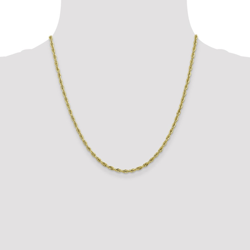 10k 2.8mm Semi-Solid Rope Chain