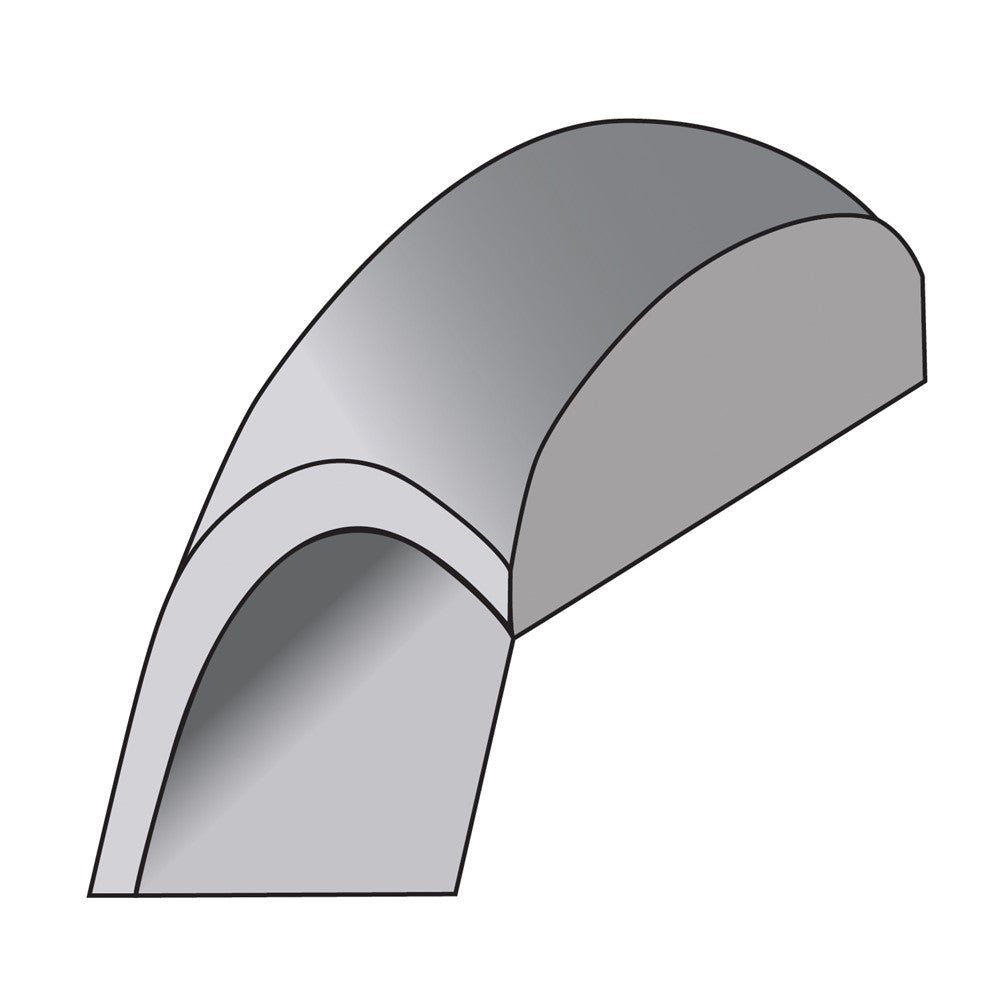 Sterling Silver Rhodium-plated 8mm Half Round Milgrain Size 8 Band