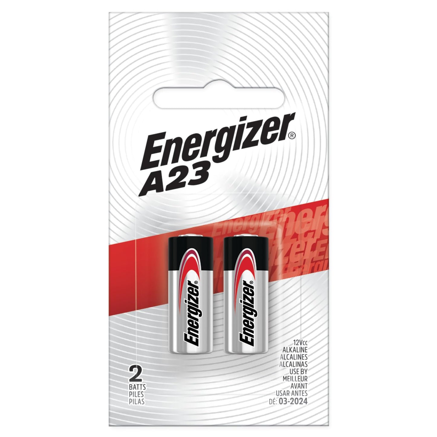 Energizer A23 Batteries (2 Pack), Miniature Alkaline Small Batteries