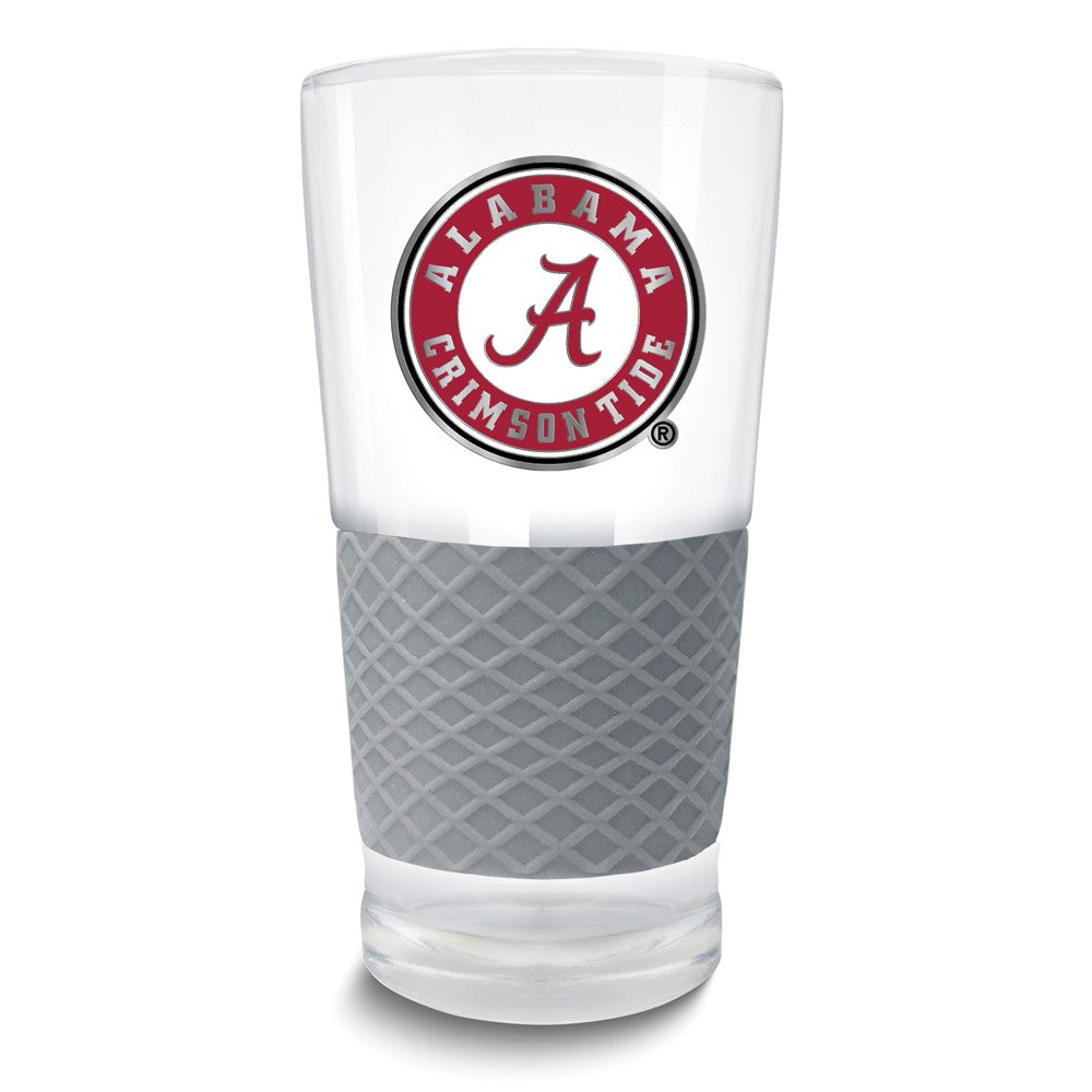 Collegiate University of Alabama Score 22 oz. Pint Glass with Silicone Grip