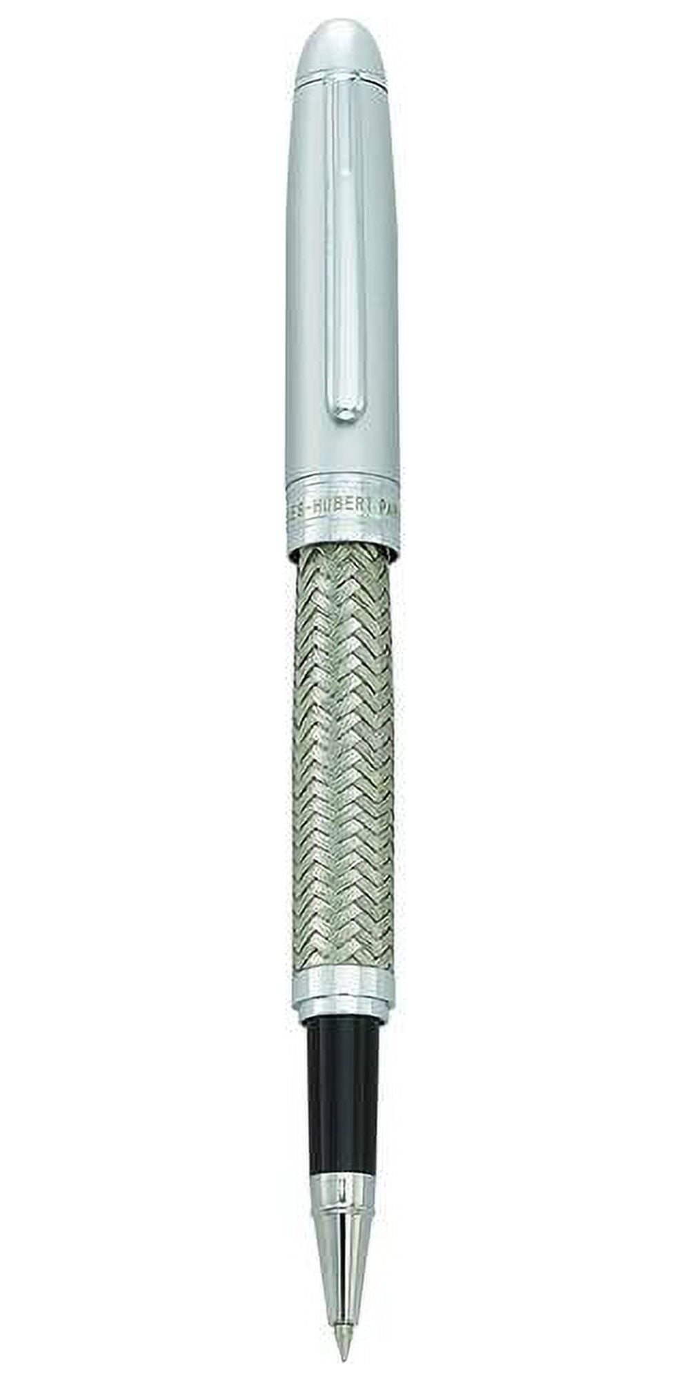 Charles Hubert Silver-tone Mesh Roller Ball Pen GM9186