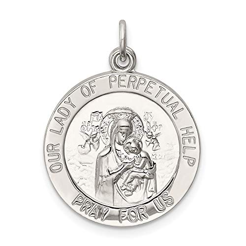 Sterling Silver Our Lady of Perpetual Help Medal