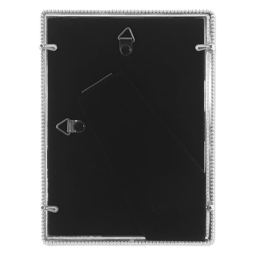 LawrenceFrames 710757 5 x 7 in. Bead Picture Frame, Silver