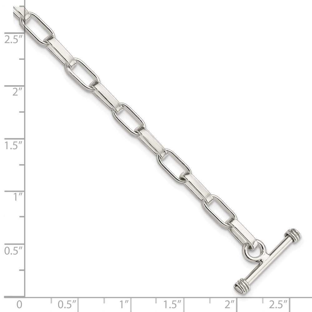 Sterling Silver 7.5inch Fancy Link Bracelet 7.5 inches
