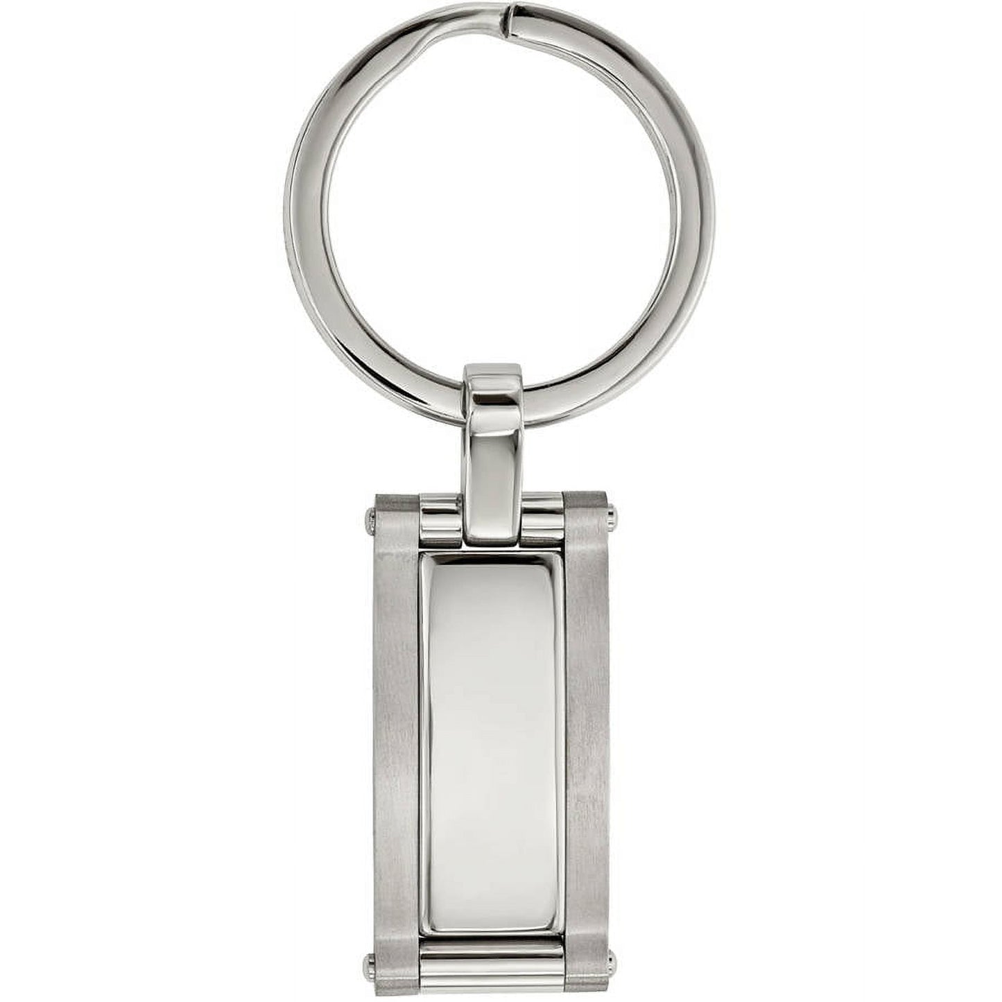 Primal Steel Stainless Steel Brushed and Polished Key Chain